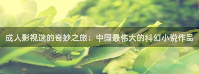 男人电影天堂在线观看：成人影视迷的奇妙之旅：中国最伟大的科幻小说作品
